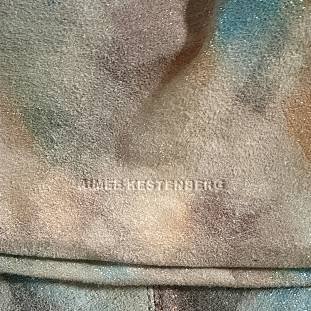 Aimee Kestenberg Suede Bag in Glittery Earth Tones $60